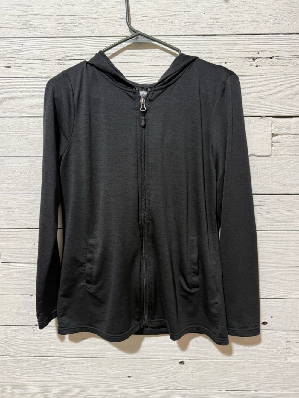 32 Degrees Womens Black Hooded Zip Jacket